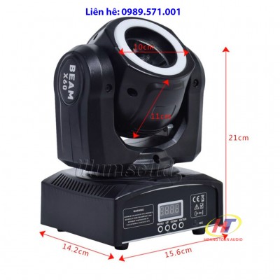 Đèn moving beam x60w